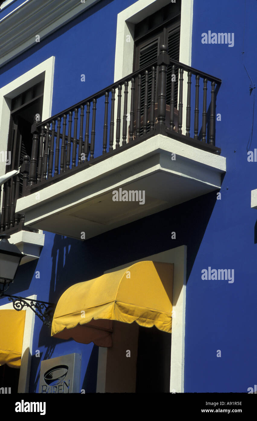 Puerto Rico, Old San Juan. Street scene Stock Photo - Alamy