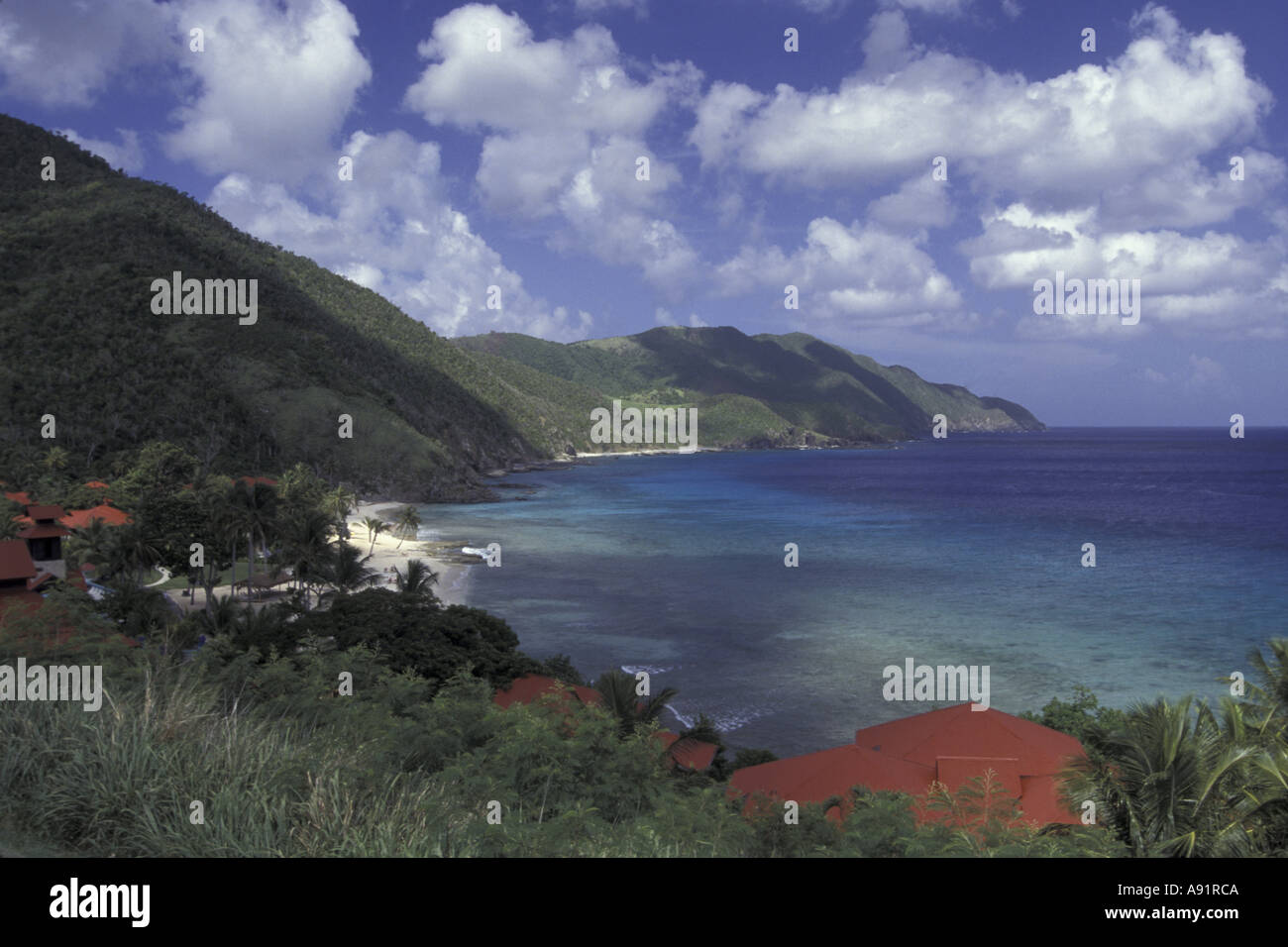 CARIBBEAN, USVI, Saint Croix, View of Long Point Stock Photo Alamy