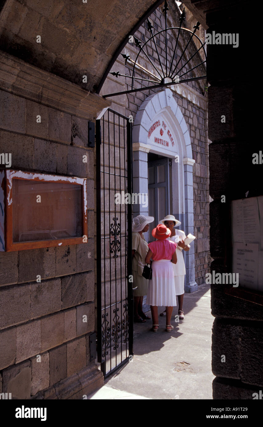 Caribbean, BWI, St. Lucia, Street Scene, Soufriere Stock Photo - Alamy