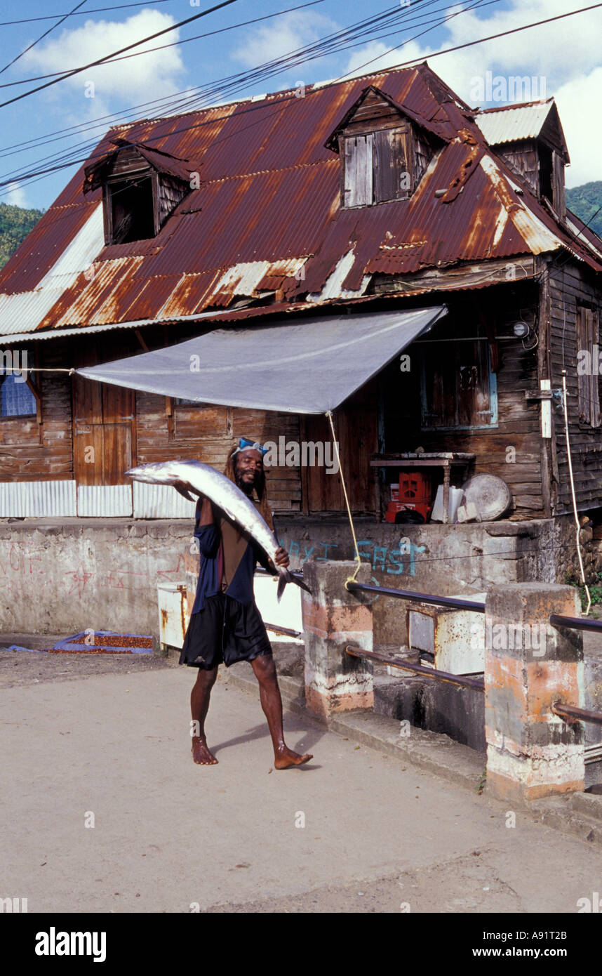 Street scene soufriere st lucia hi-res stock photography and images - Alamy
