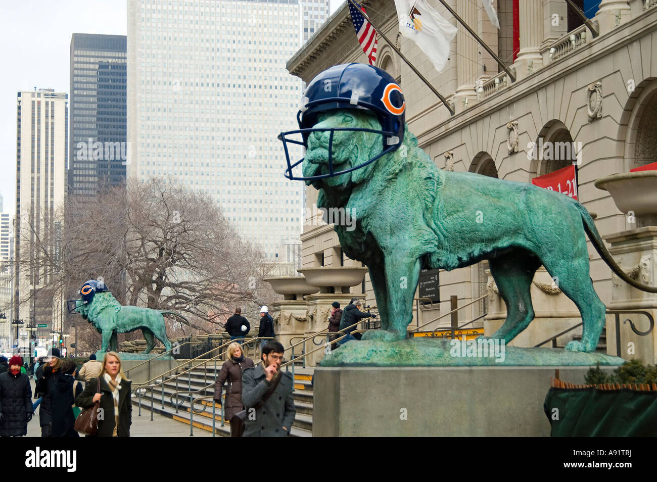 Chicago Lions / Bears Stock Photo