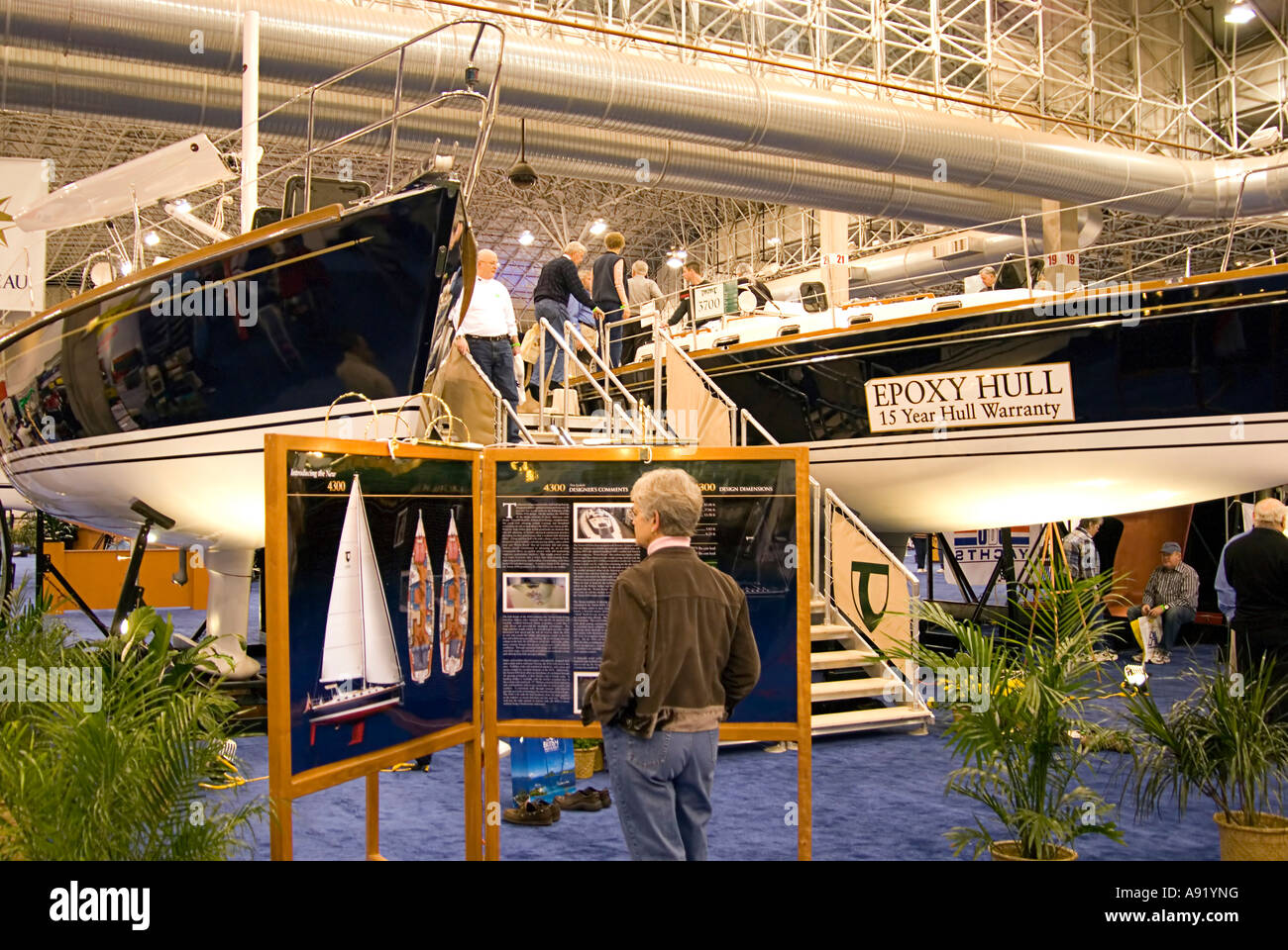 Sailing Trade Show Stock Photo Alamy