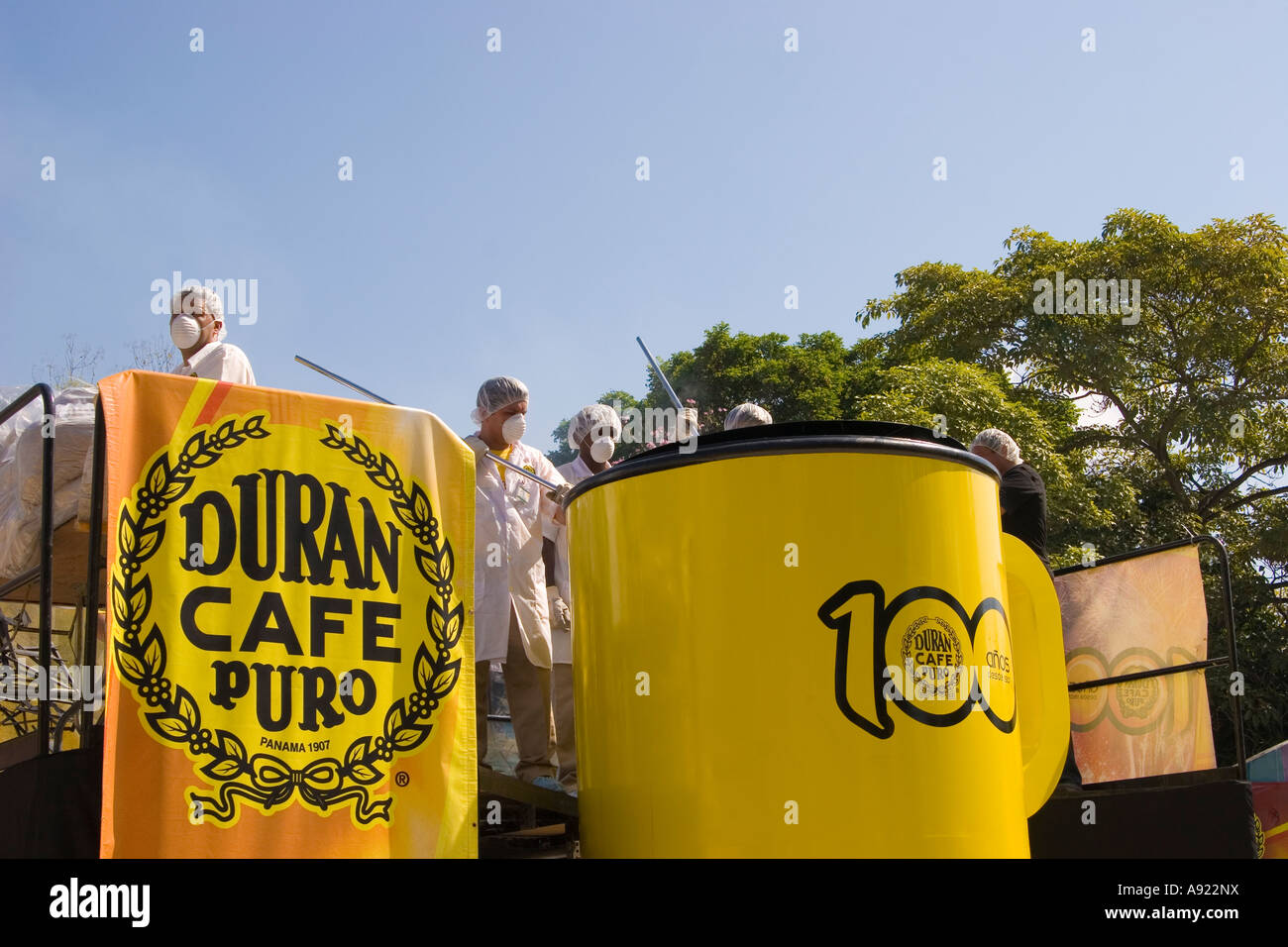 Guinness Records largest cup of coffee. Cafe Duran, Panama City