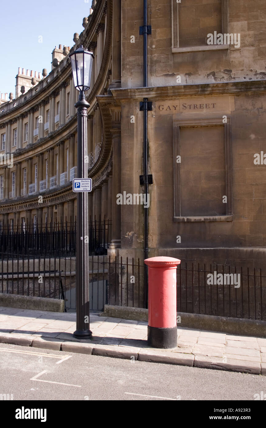 Gay Street leading into the Circus in Bath Spa, England, Europe Stock Photo  - Alamy