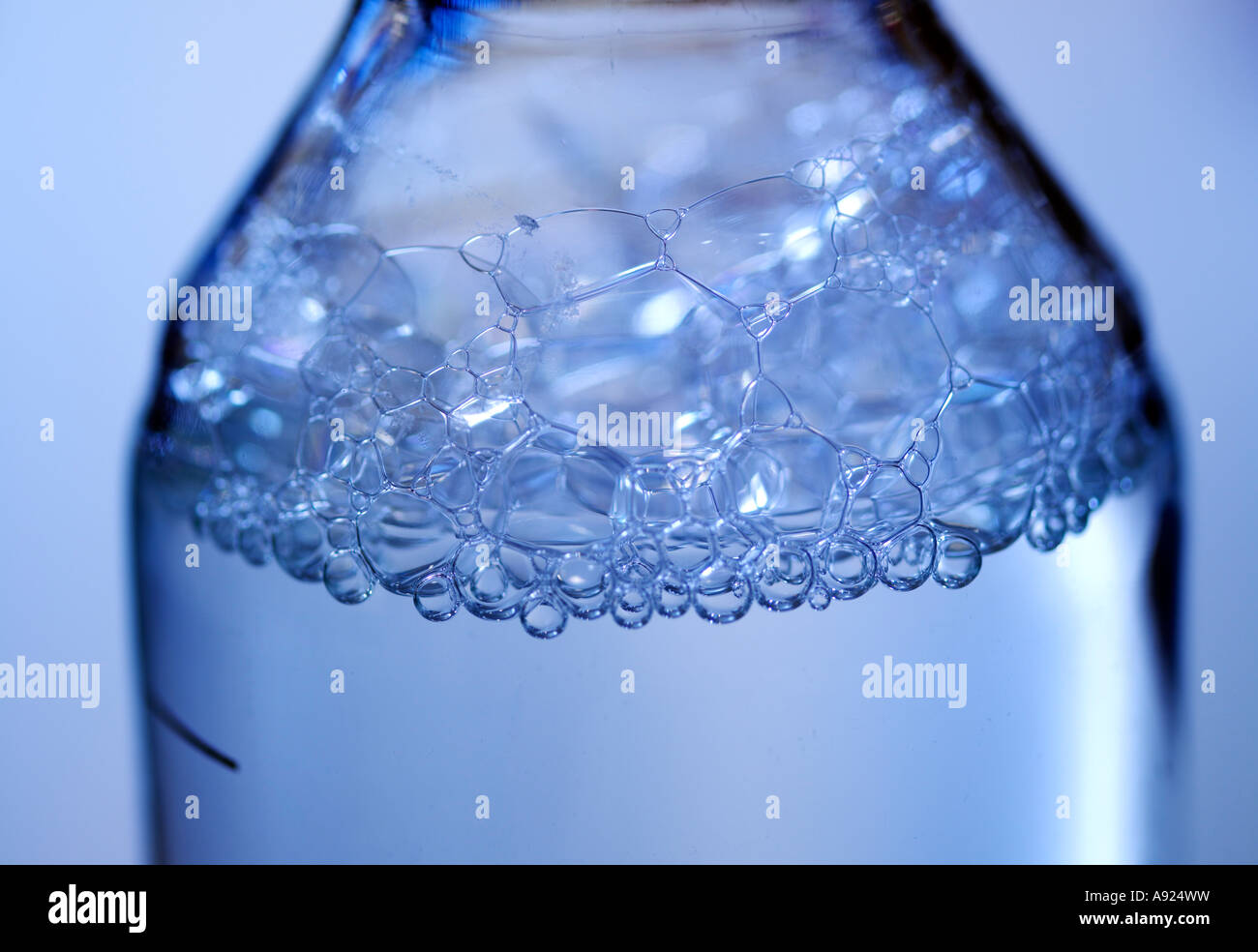 a glas bottle with liquid Stock Photo Alamy