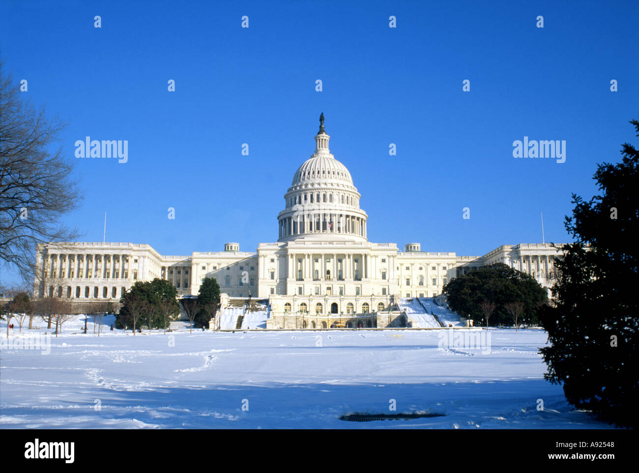 US Capitol Building Washington DC Stock Photo