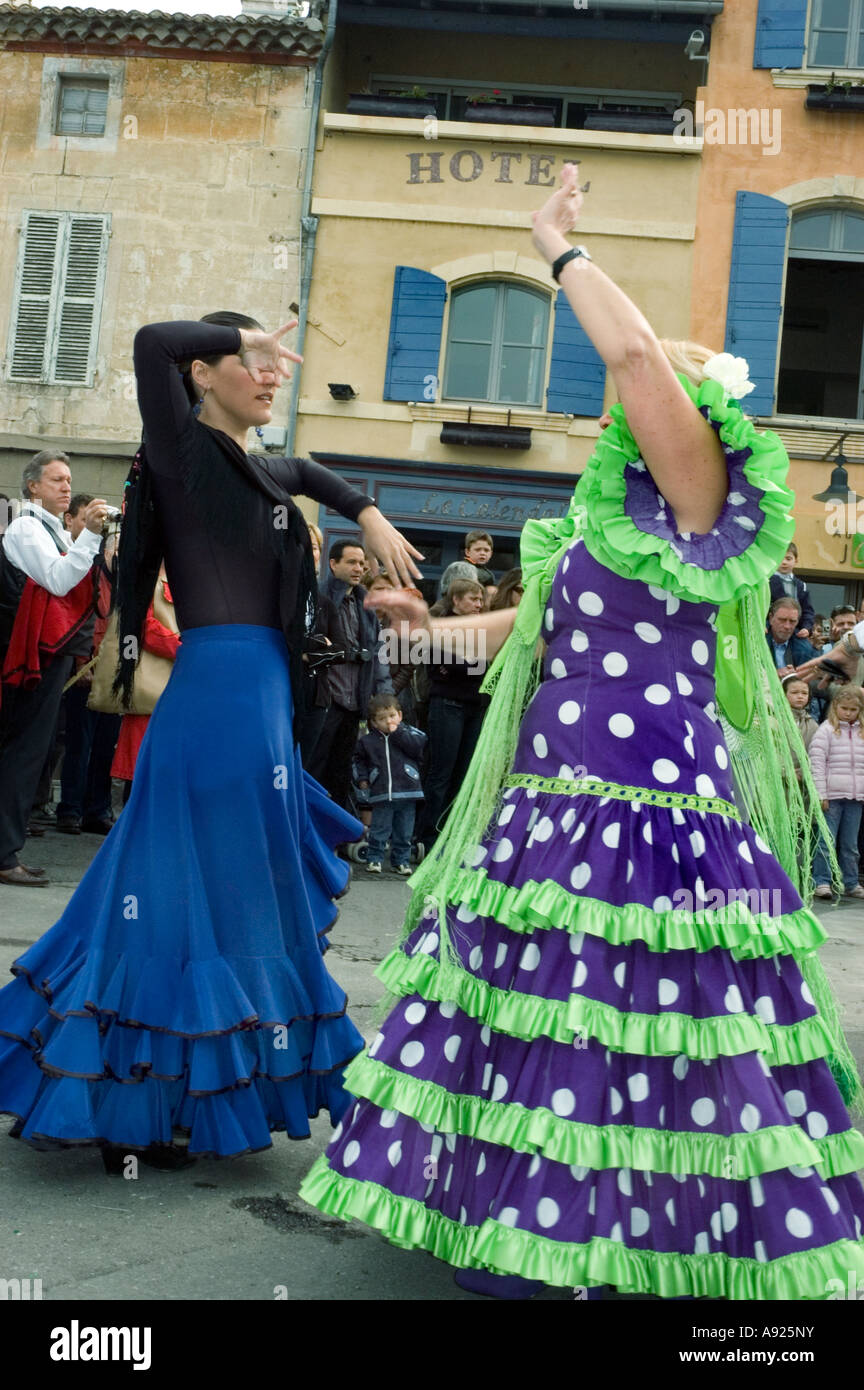"Arles France" Feria "Bullfighting Festival" "Street Scene" Andalusian