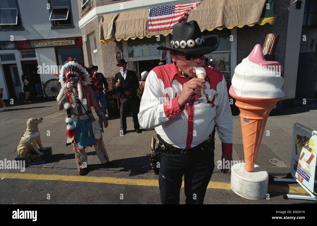 Millport Country and Western Festival on the Isle of Cumbrae Scotland Stock Photo Alamy