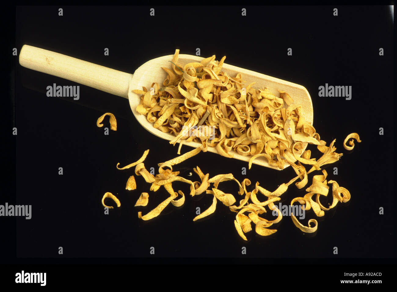 Medicinal plant Dry orange blossoms dried Orangenblüten Citrus sinensis