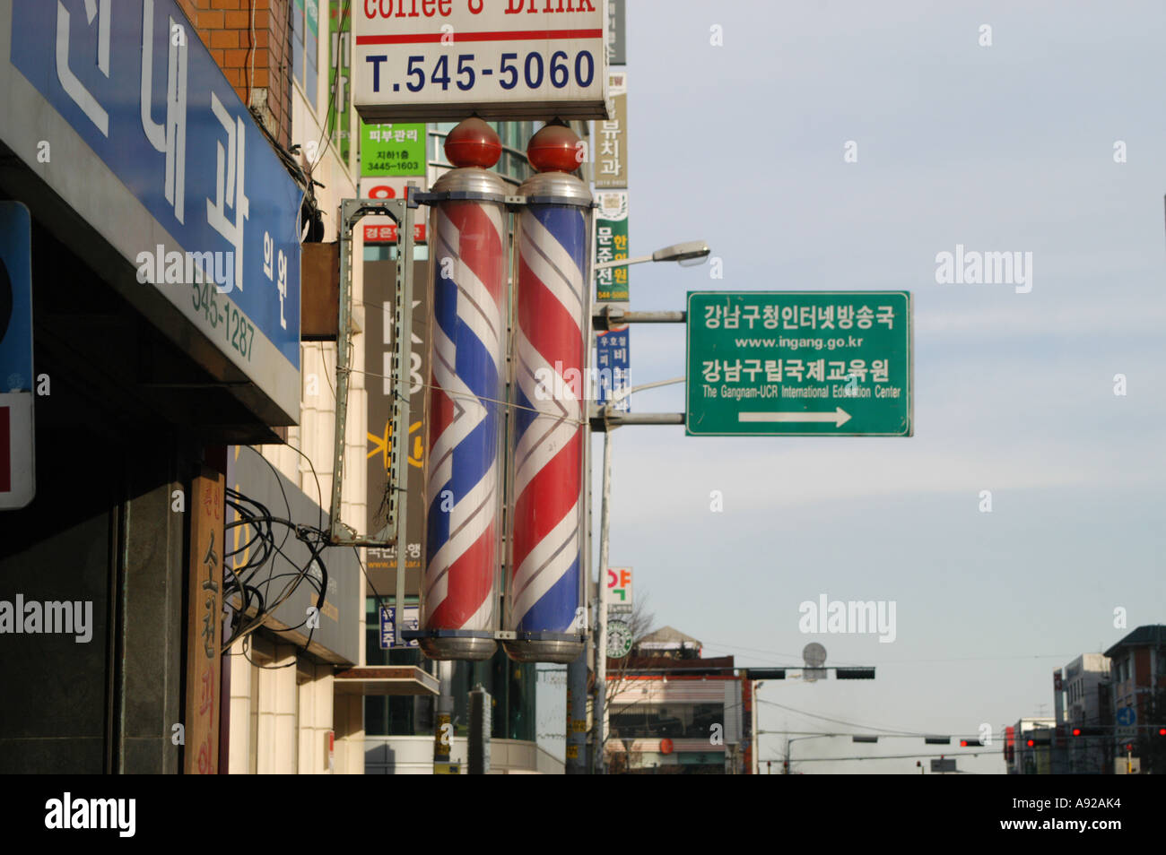 Barber s pole hires stock photography and images Alamy