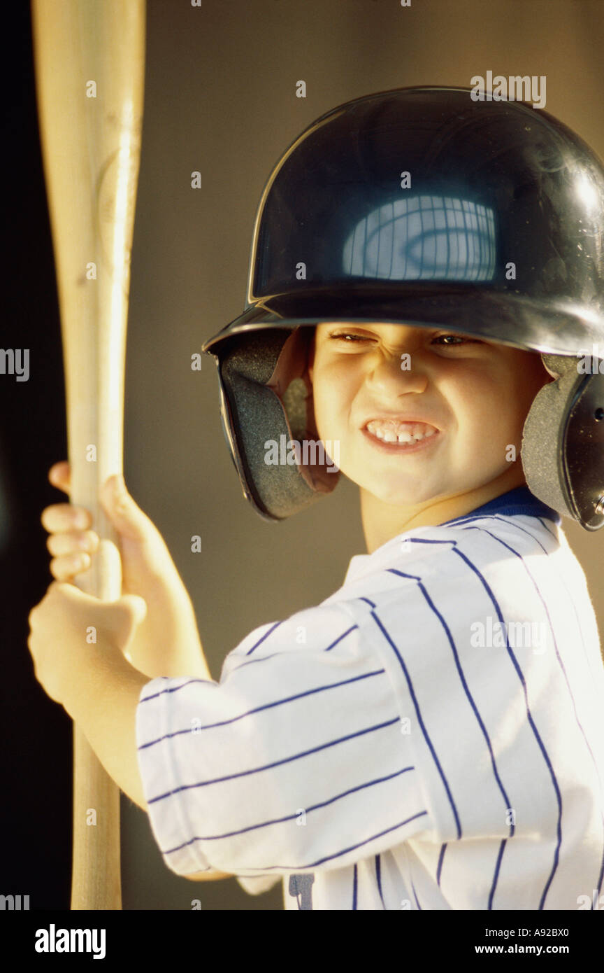 Youth baseball boy up to bat Stock Photo by ©tammykayphoto 96449606