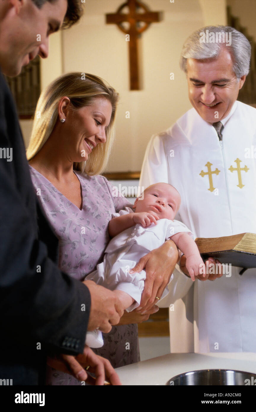 Baby baptism font family hires stock photography and images Alamy