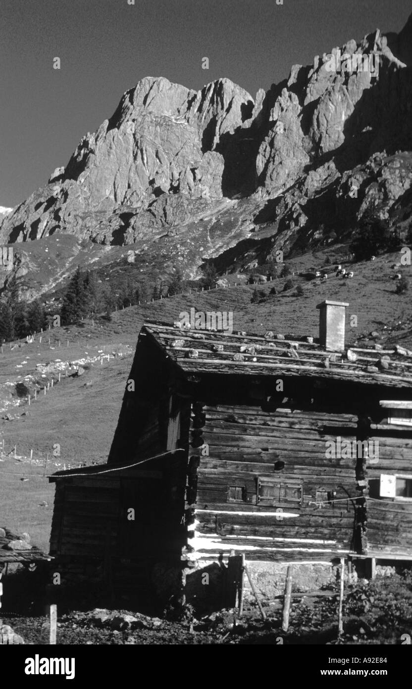 Switzerland swiss alps mountain mountains Black and White Stock Photos ...