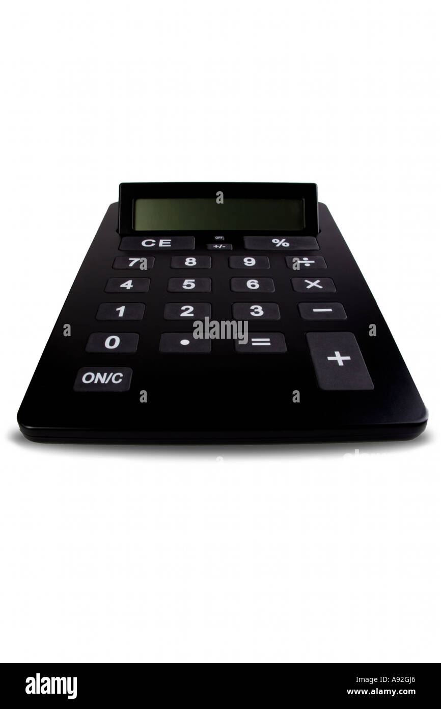 Desk calculator Stock Photo