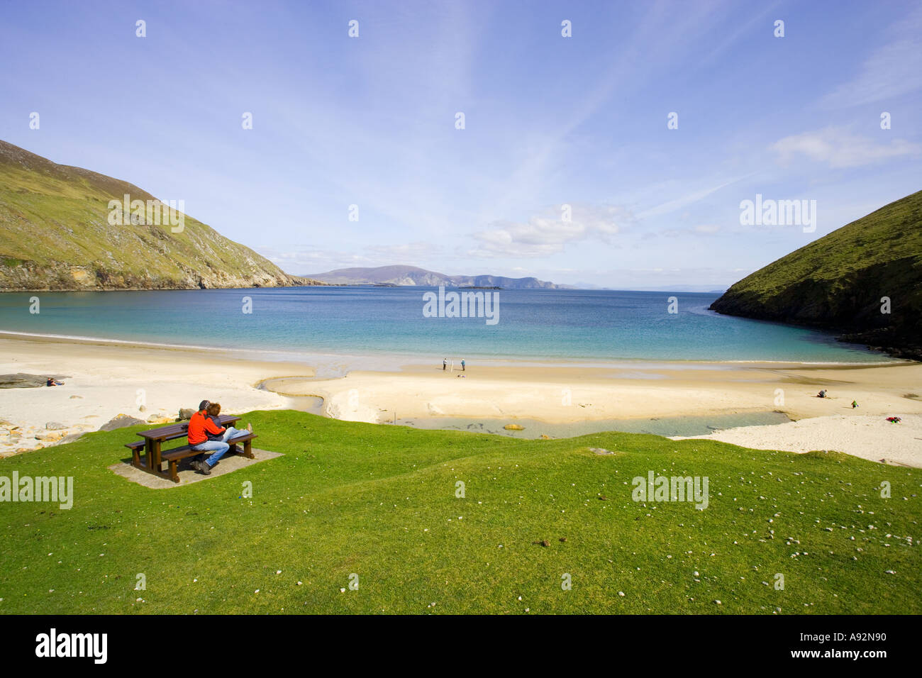 Keel Beach Achill Island Co Mayo Eire Stock Photo Alamy
