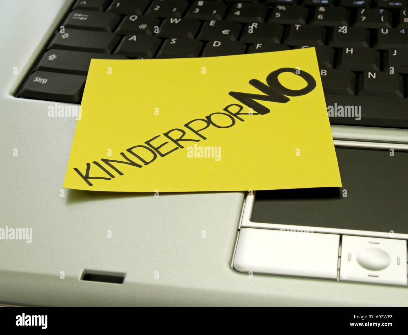 memo note on notebook, children porNO Stock Photo - Alamy