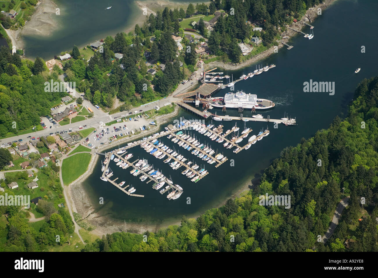 Snug Cove BC Ferrys Bowen Island British Columbia Canada Stock Photo Alamy