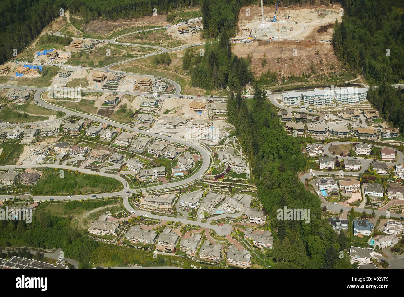 British Properties West Vancouver British Columbia Canada Stock Photo