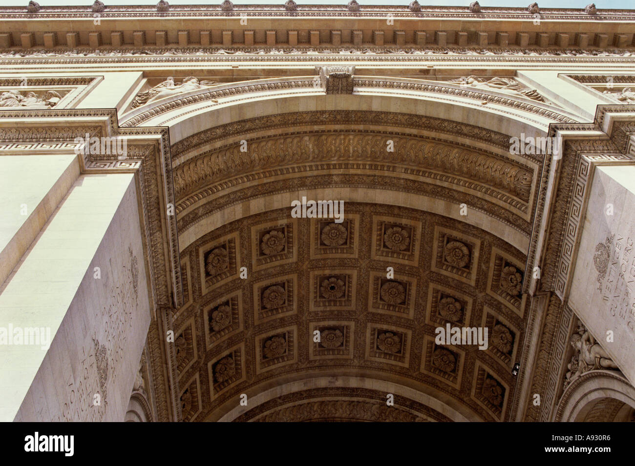 Arc de triomphe view hi-res stock photography and images - Alamy