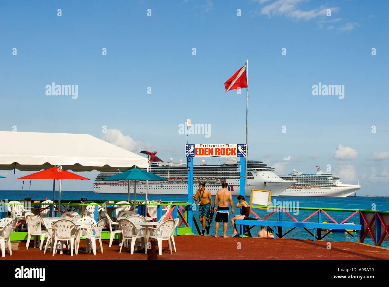 Grand Cayman George Town Eden Rock snorkel dive site tourist attraction