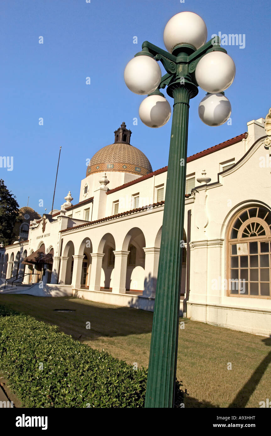 Bathhouse Row in Hot Springs AR in the Hot Springs National Park where
