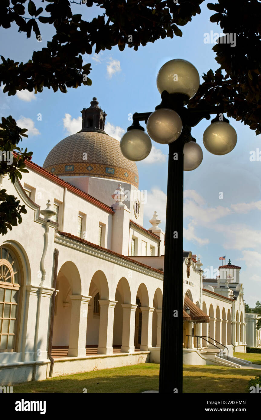 Bathhouse Row in Hot Springs AR in the Hot Springs National Park where