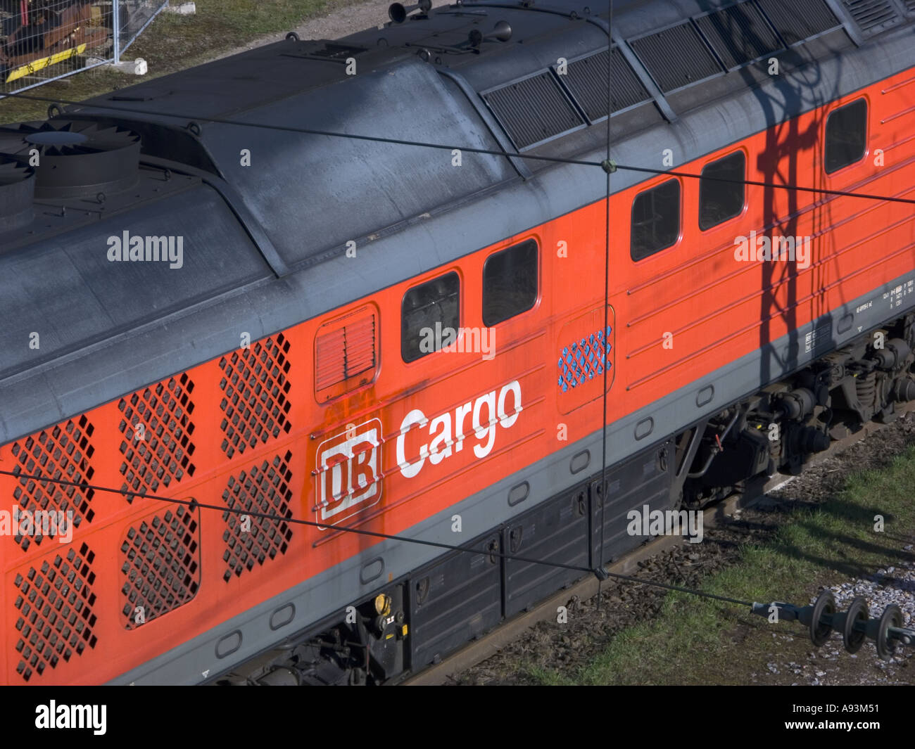 fill up fuel the train filling station service DB Stock Photo Alamy