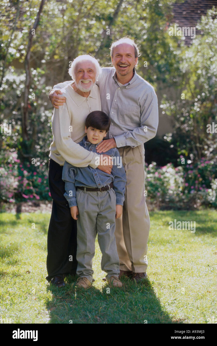Grandfather father son hi-res stock photography and images - Alamy