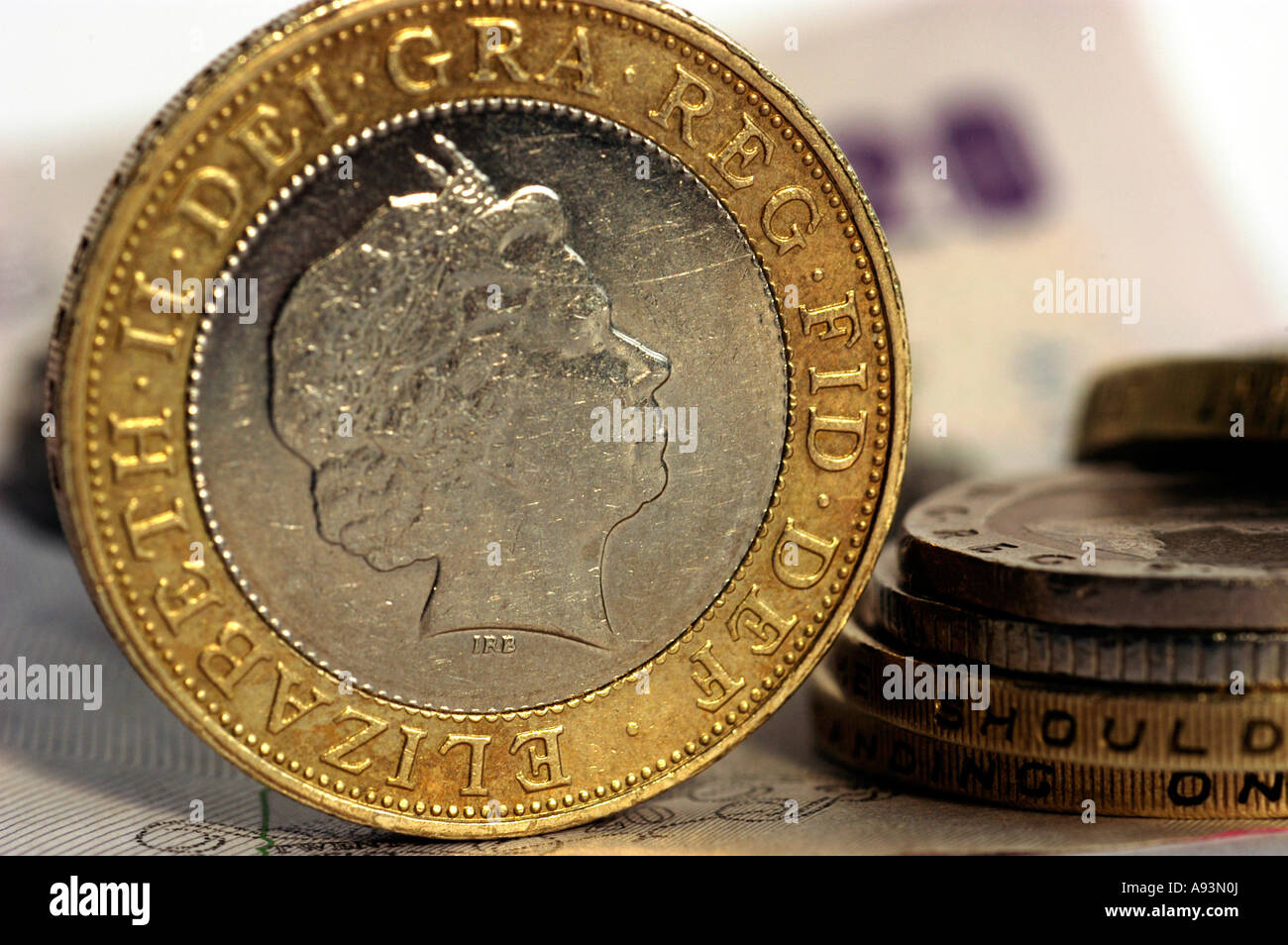 britische Währung Stock Photo