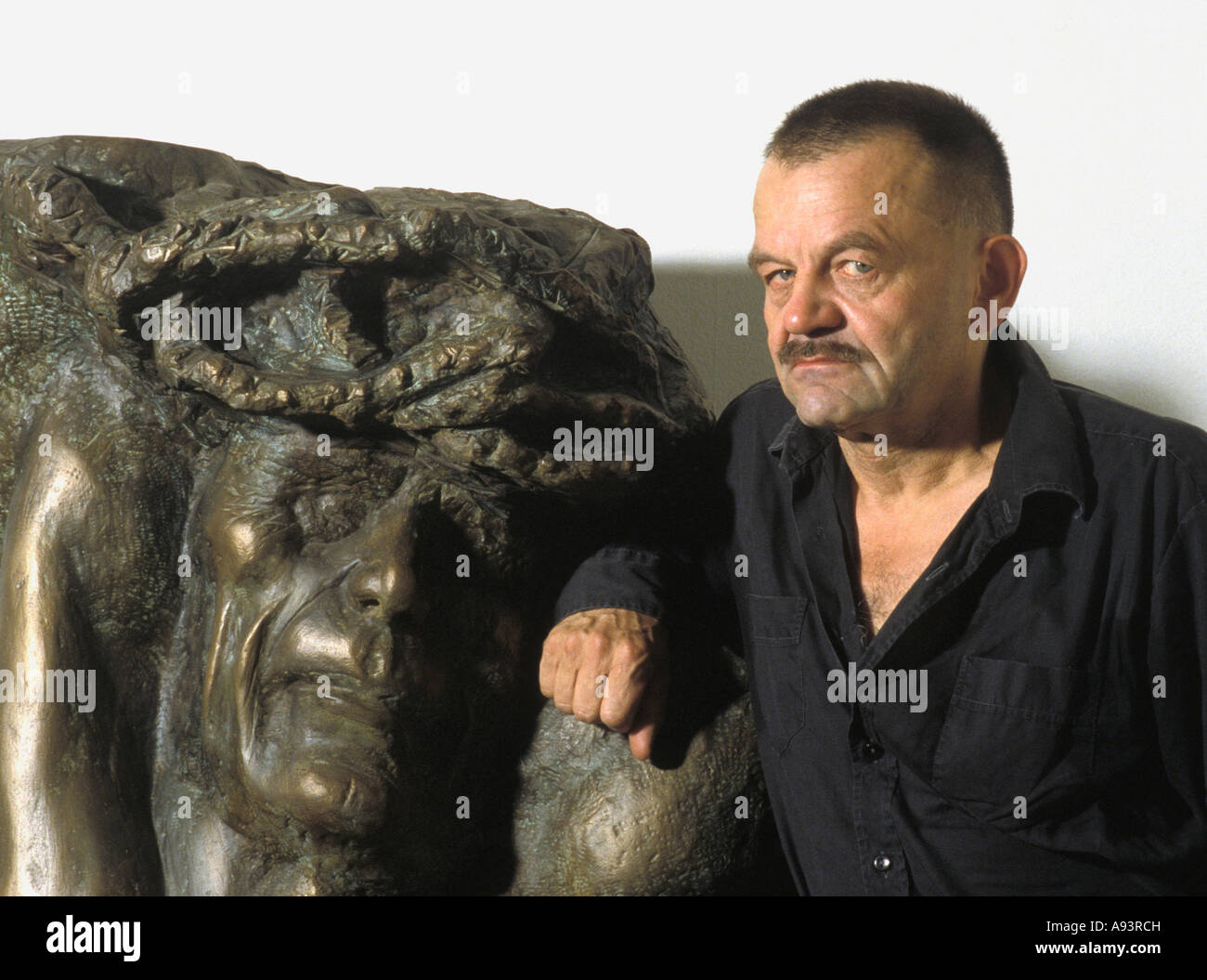 Alfreds Hrdlicka sculptor and artist Stock Photo - Alamy