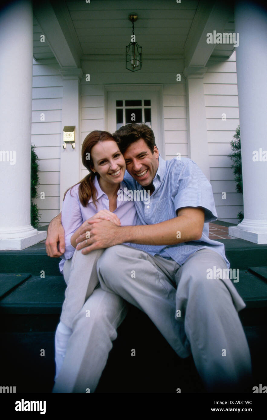 Two women sit on porch hi-res stock photography and images - Alamy
