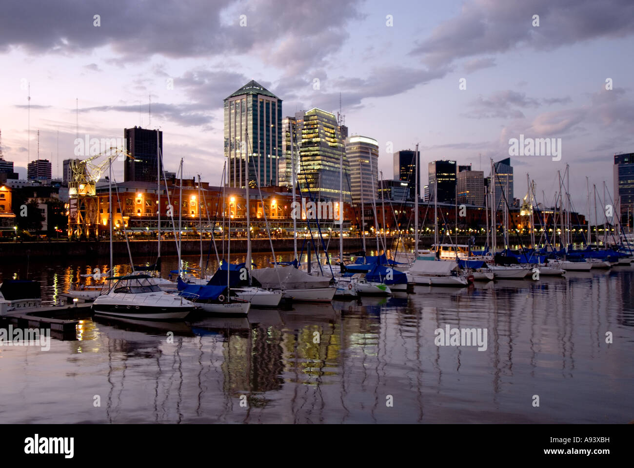 Puerto Madero Docks, Ciudad de Buenos Aires, Argentina Stock Photo