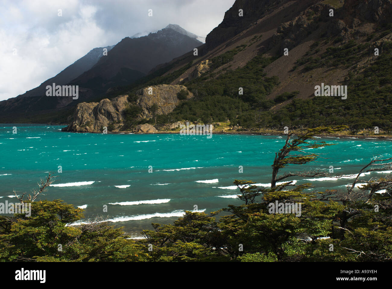 Strong Winds on (Lago) Lake Burmeister, Perito Moreno National Park