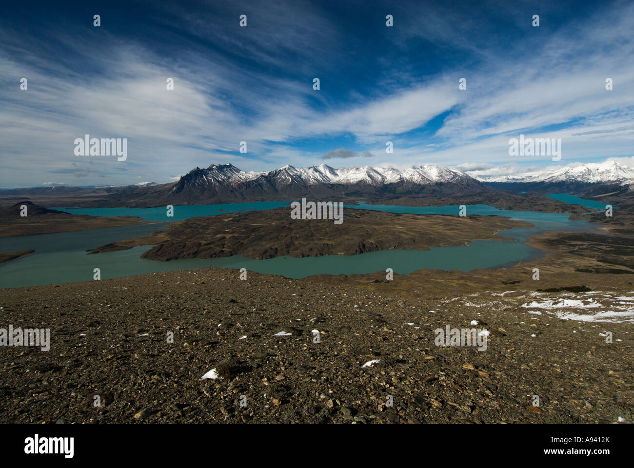 Lake Belgrano view from Cerro Leon (1434m), Perito Moreno National Park
