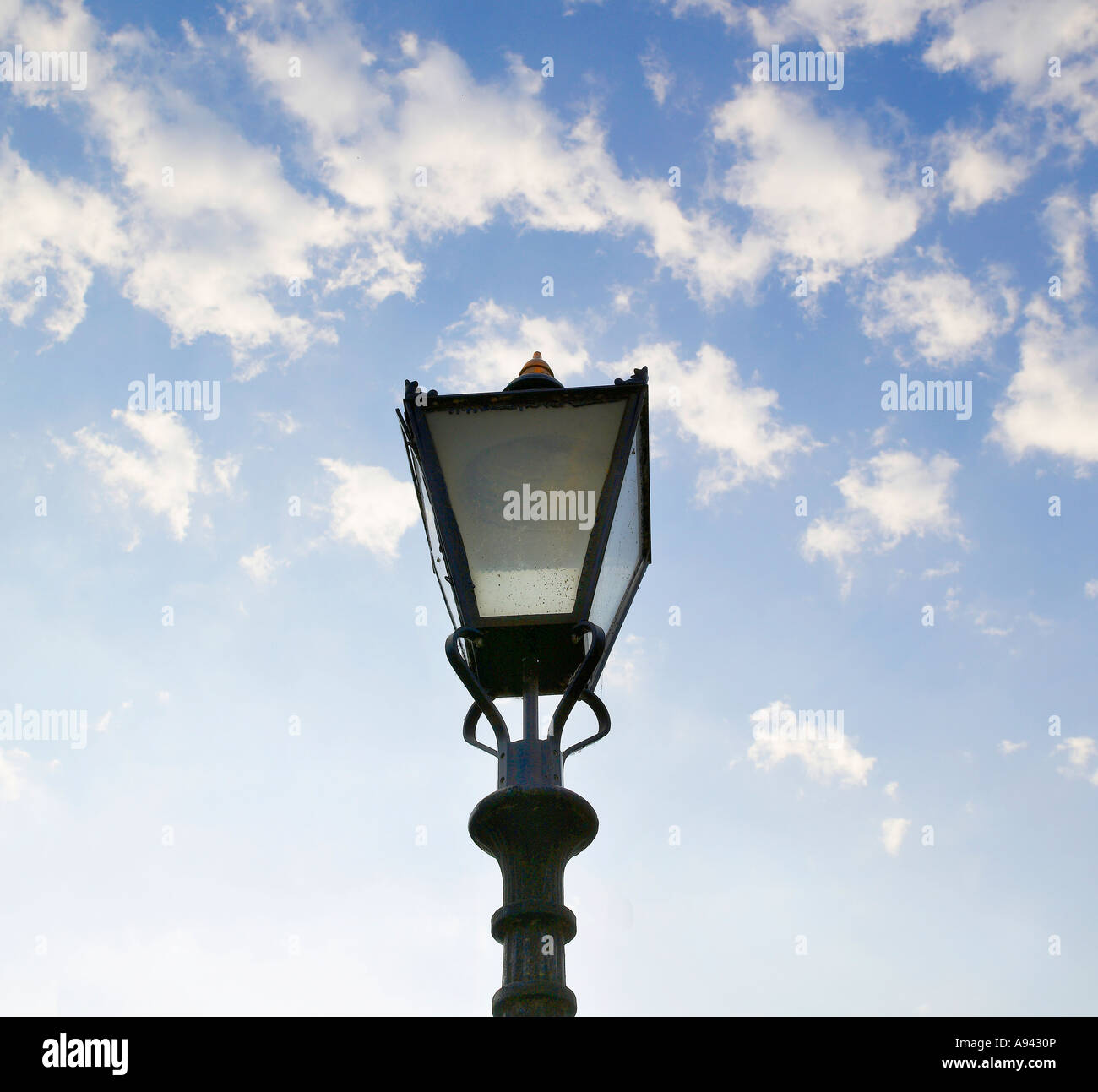 Old Street light Exeter Stock Photo Alamy