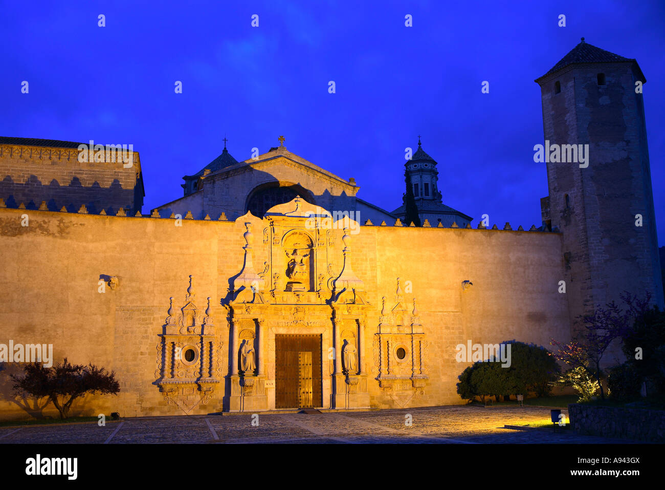 Travel photography Poblet Monastery monestir de Poblet Spain Cataluna Catalonia Catalunya Catalan Stock Photo