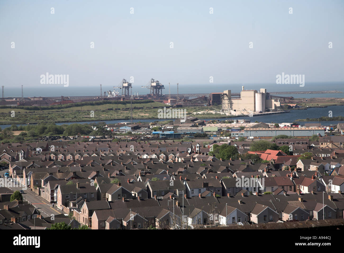 Margam steelworks, Port Talbot, Wales, UK Stock Photo Alamy