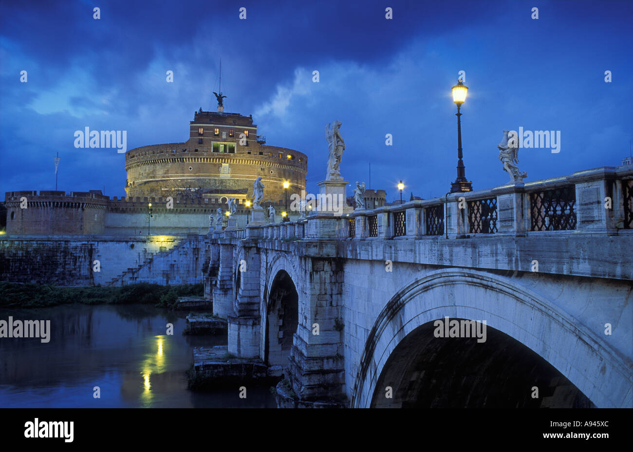 Castel San Angelo Rome Italy Stock Photo