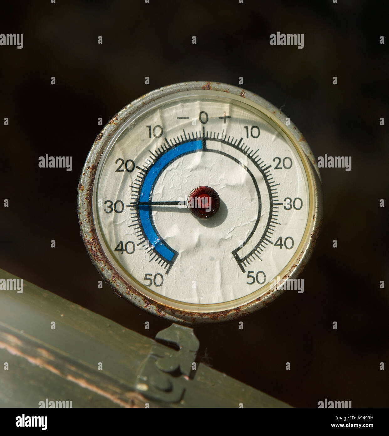 Thermometer , Extreme Arctic Cold, Lapland, Sweden Stock Photo Alamy