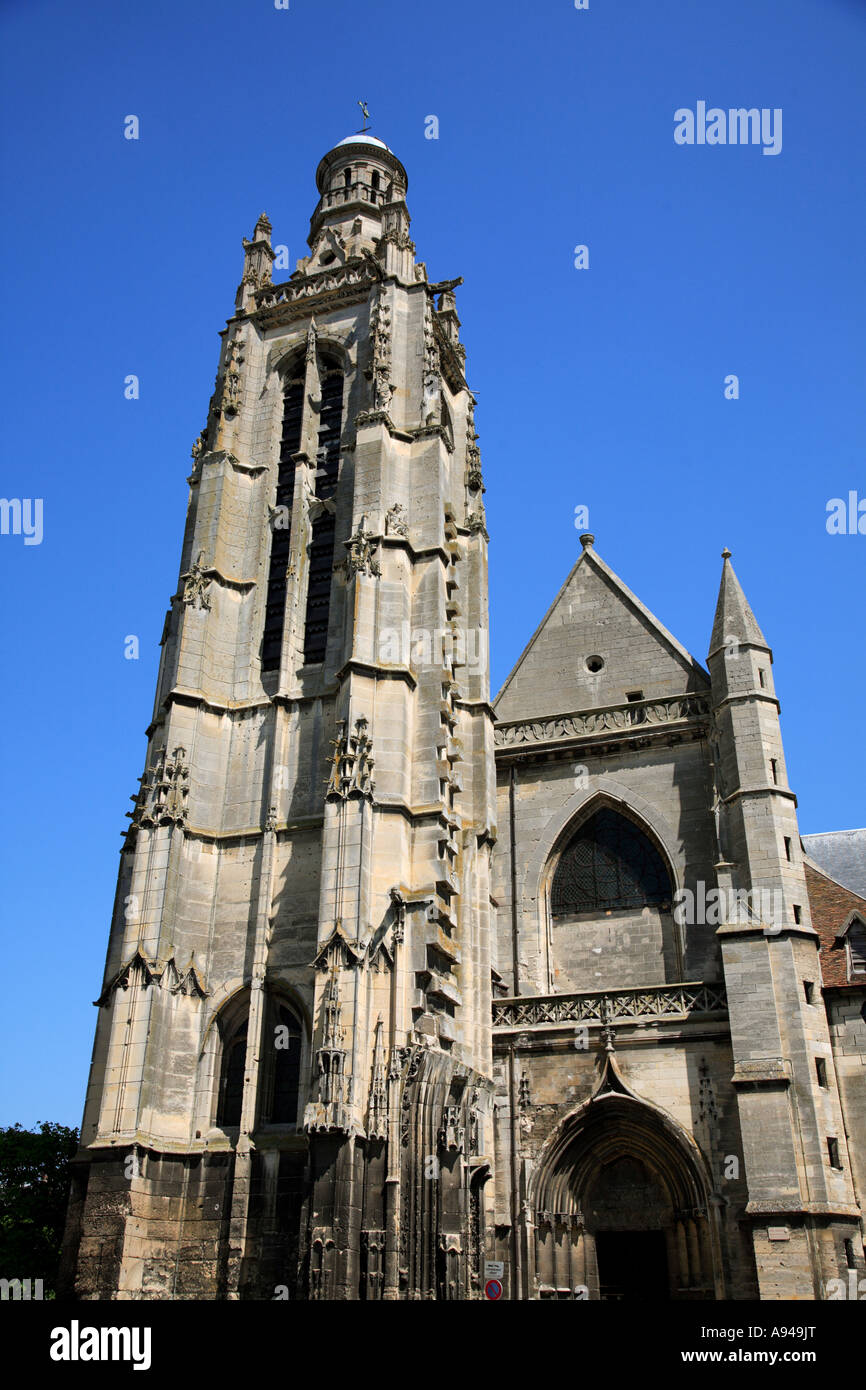 The Belltower of the Eglise Saint Jacques at Compiègne Stock Photo - Alamy