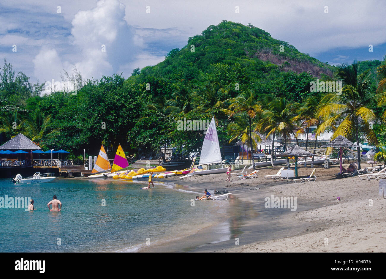 CAP ESTATE ST LUCIA St Lucia Stock Photo Alamy