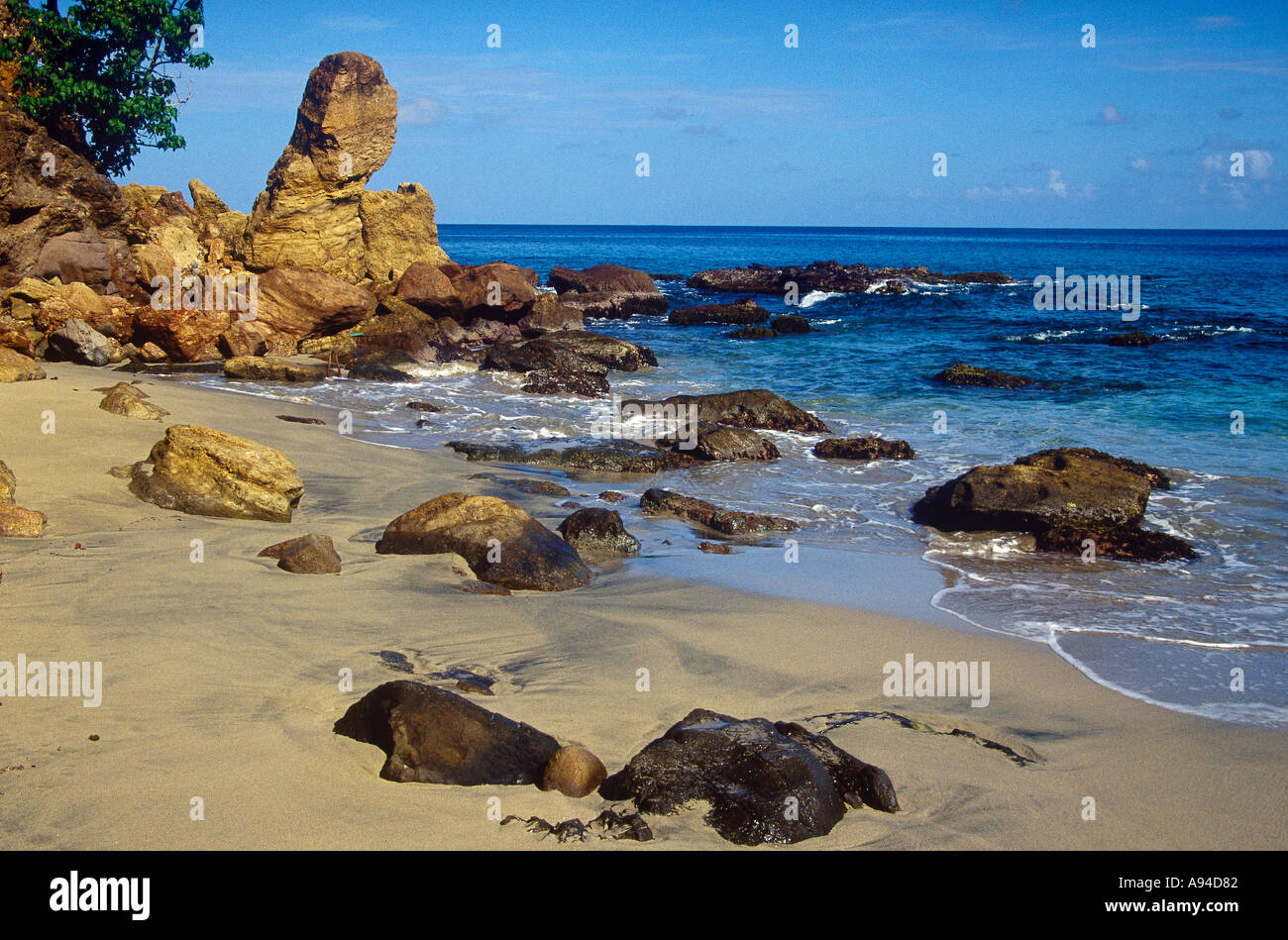 SMUGGLER'S COVE ST LUCIA St Lucia Stock Photo - Alamy