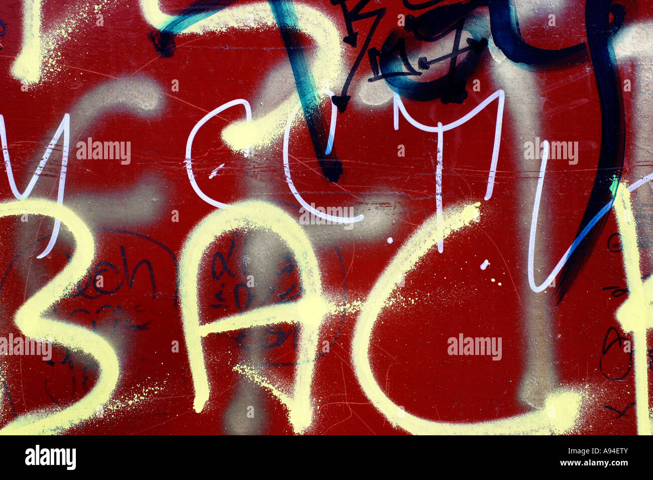 Graffiti is street art spray painting, art or a crime Stock Photo Alamy