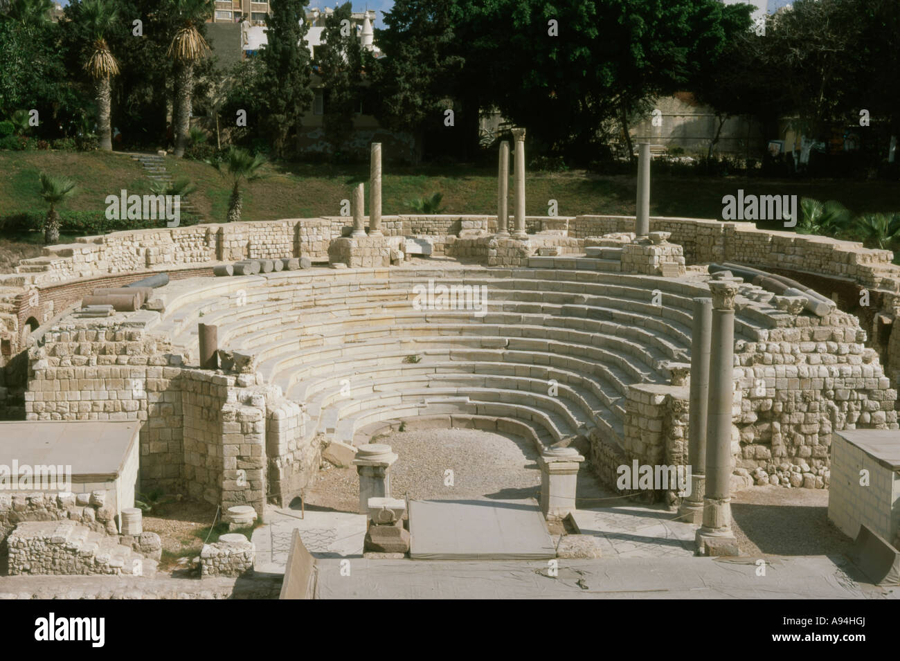 Roman theatre alexandria egypt hires stock photography and images Alamy