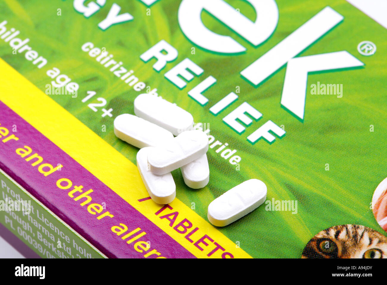 Anti Allergy Tablets Stock Photo Alamy