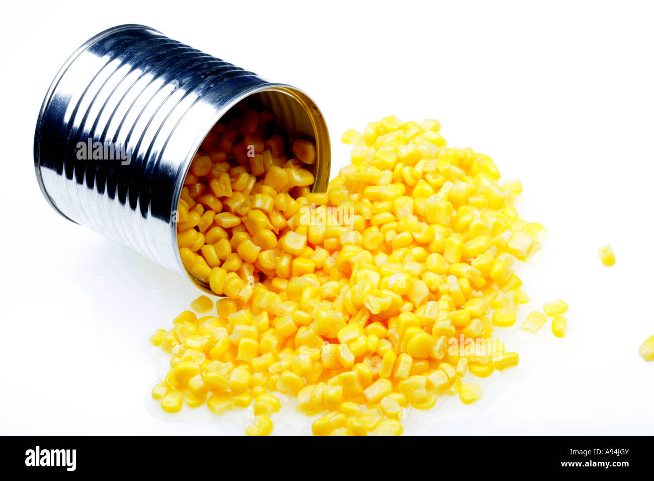 Tin of Sweetcorn Stock Photo Alamy
