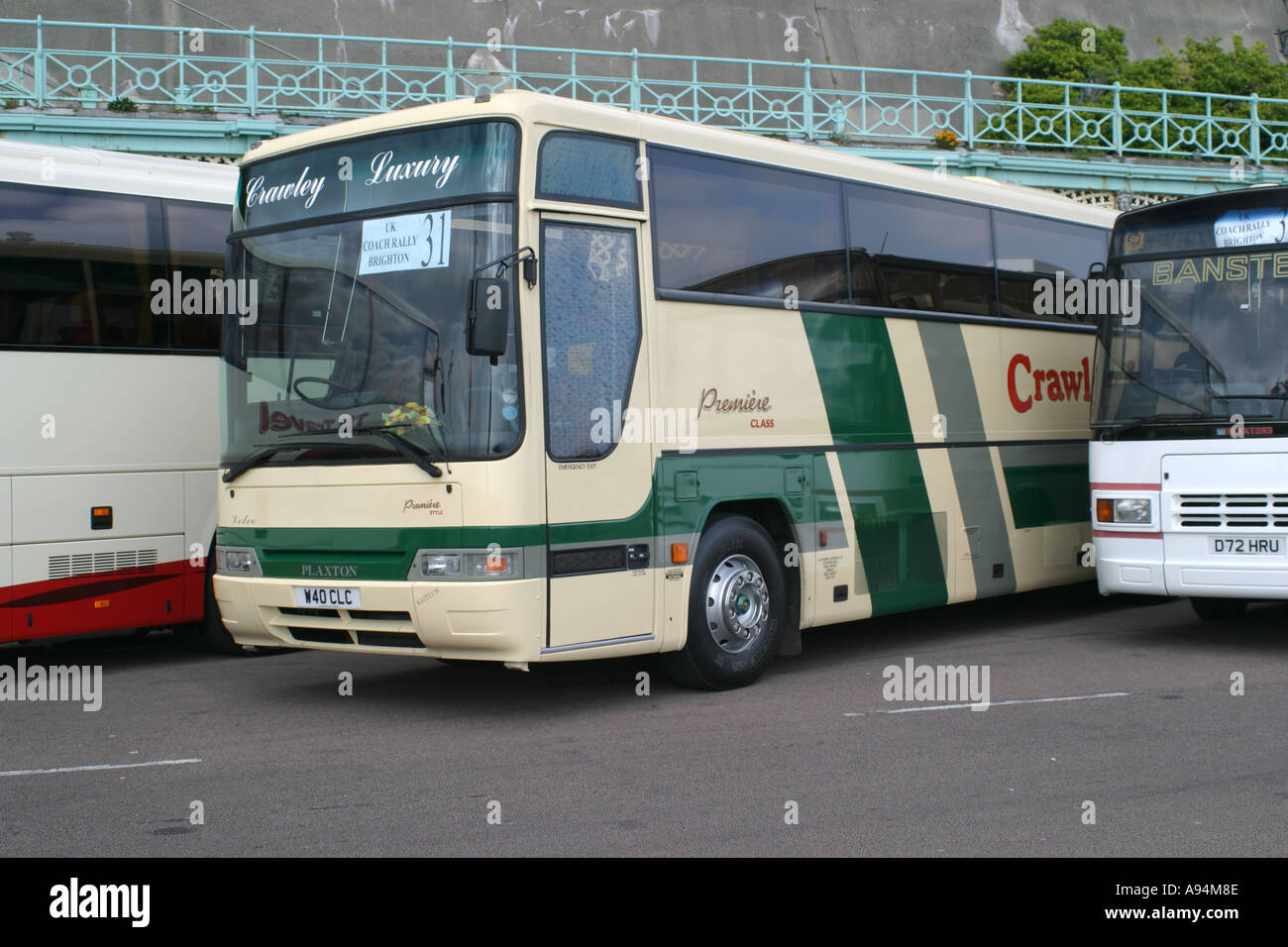 Brighton UK Coach Rally April 2005 Stock Photo - Alamy