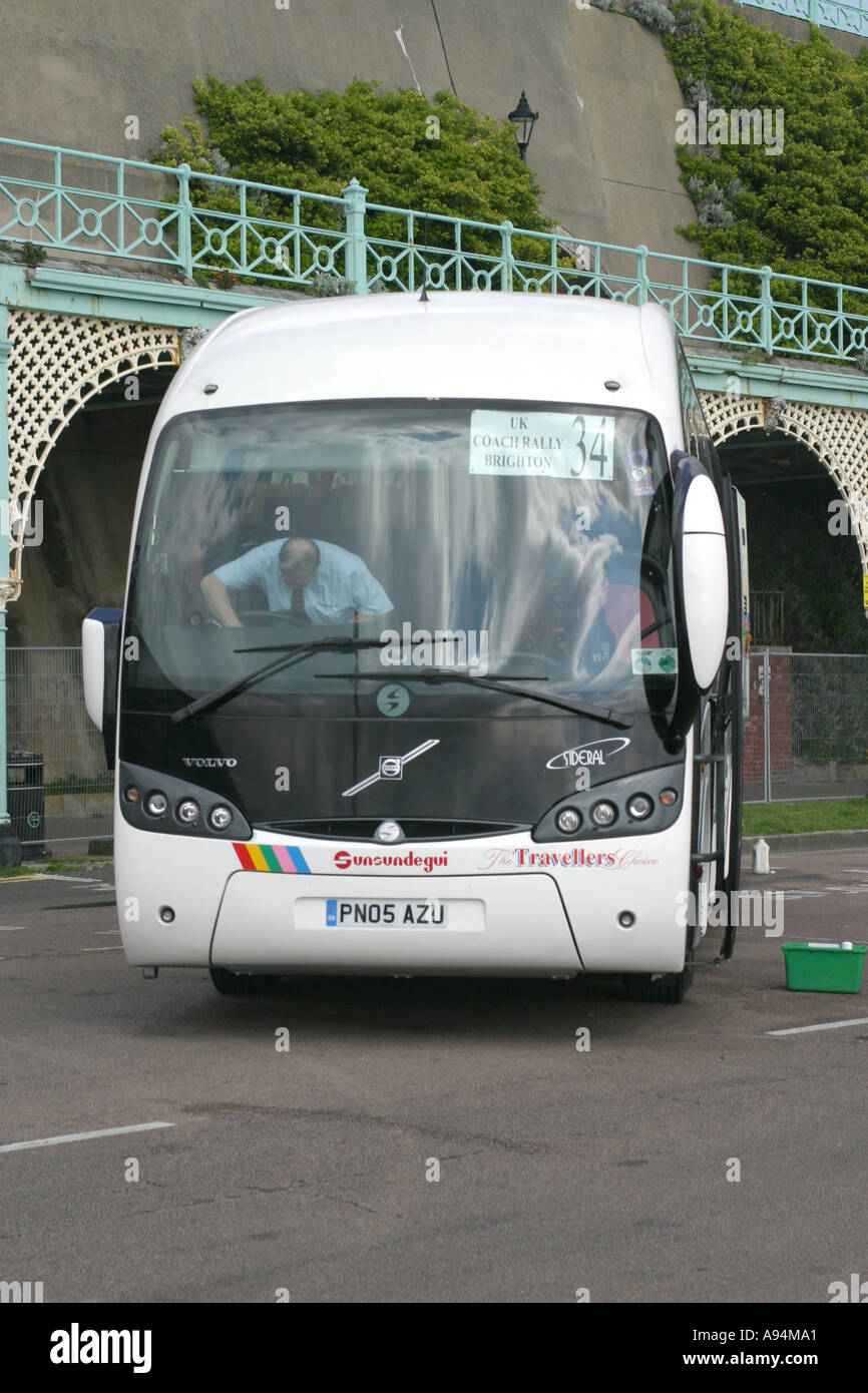 Brighton UK Coach Rally April 2005 Stock Photo - Alamy