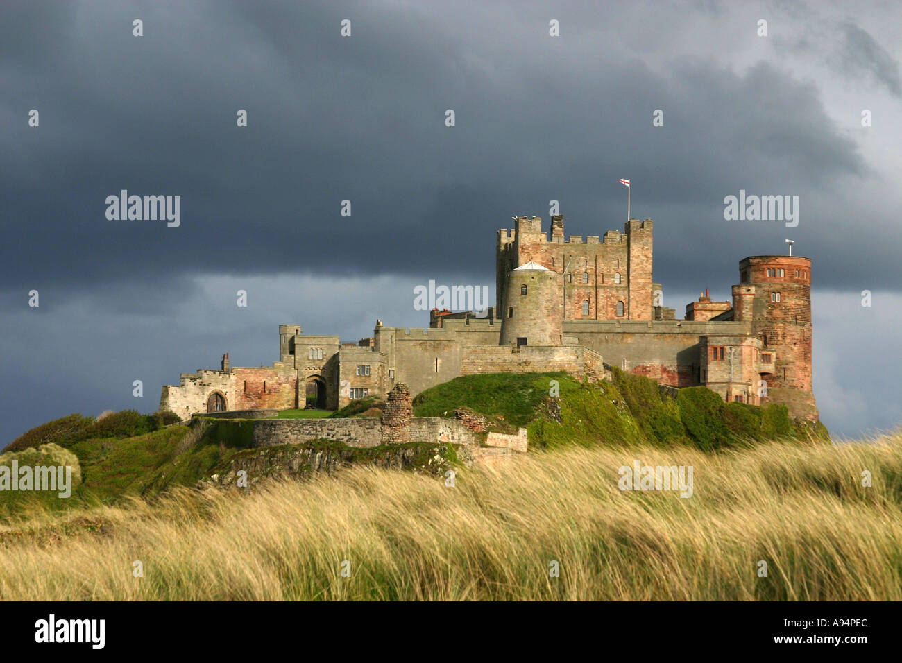 The north sea from bamburgh castle hi-res stock photography and images ...