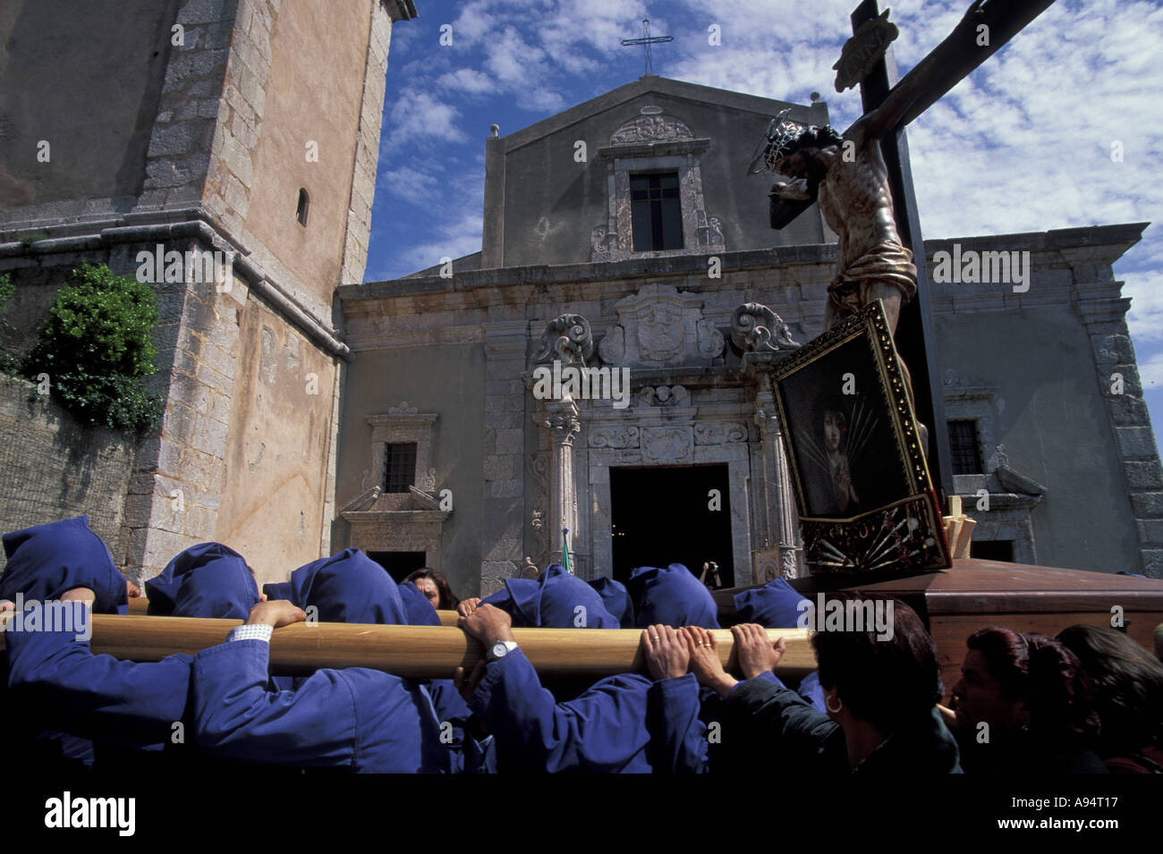 Babaluti feast San Marco d Alunzio Sicily Italy Stock Photo